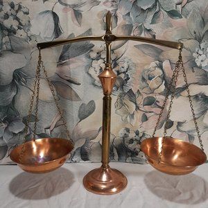 Vintage Copper Scales of Justice - Unique Legal Decor 🏛️⚖️